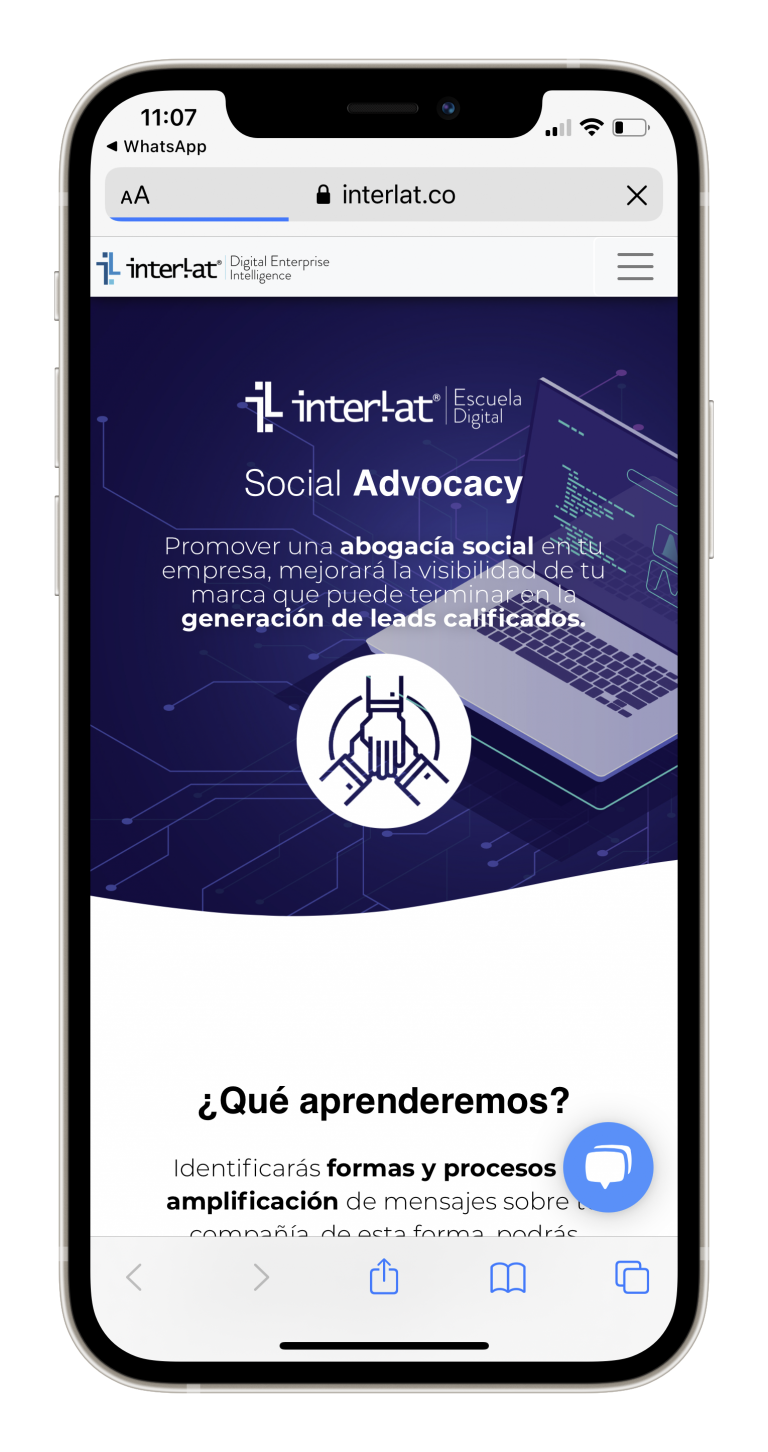 Cursos y certificaciones avanzadas en digital - Social Advocacy